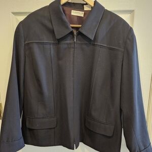 Elisabeth Women's Plus Size 22 Navy Blazer